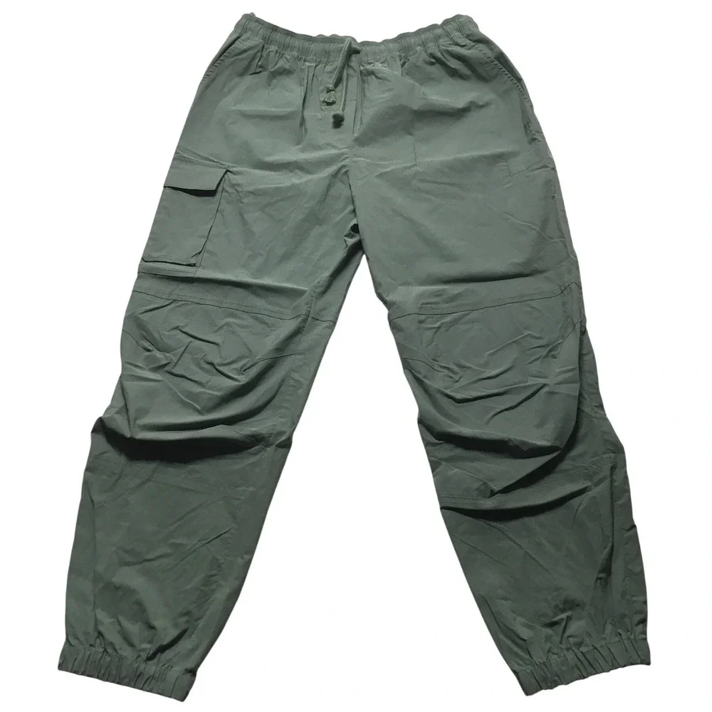 Sweaty Betty Green Cargo Jogger Pants Elastic Waist Drawstring‎ Womens Size M